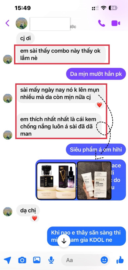 Phản hồi khách dùng serum dưỡng trắng meea bakuchiol Phản hồi khách dùng serum dưỡng trắng meea bakuchiol