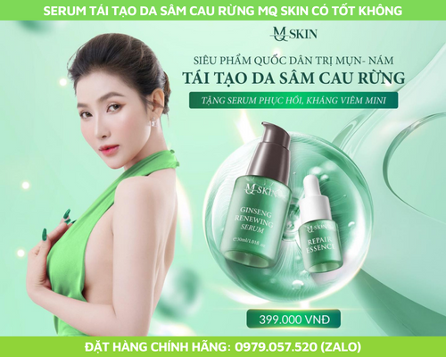 Serum tái tạo da sâm cau rừng mq skin có tốt không Serum tái tạo da sâm cau rừng mq skin có tốt không