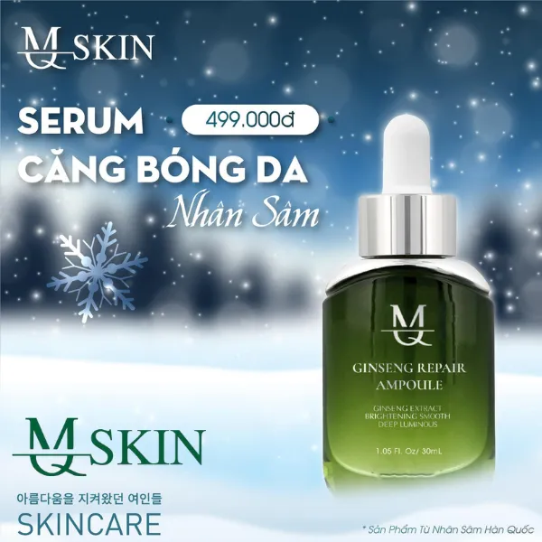 Những thành phần chính có trong serum nhân sâm?
