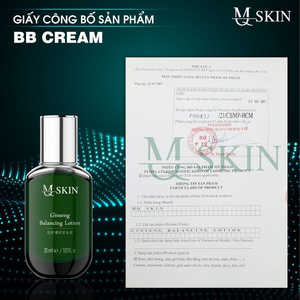 Tái Tạo Da BB Cream MQ Skin  | Mua 1 tặng 1 + miễn phí ship