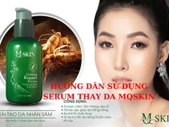CÁCH SỬ DỤNG NHÂN SÂM TÁI TẠO DA MQ SKIN HIỆU QUẢ
