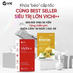 Giảm Cân Vichi+ Chính Hãng Tặng Viên Khóa Cân VIC
