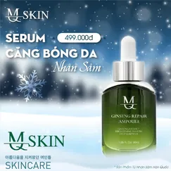 Serum Căng Bóng Da Nhân Sâm MQskin | Da Đẹp Như Sao Hàn