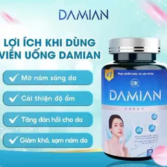 Viên Uống Trắng Da Damian Chính Hãng