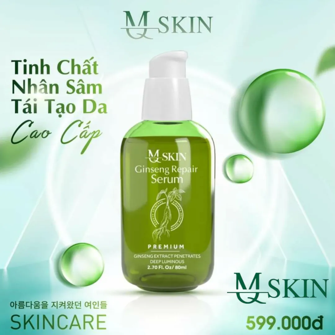 Cách sử dụng thay da nhân sâm MQ Skin đúng cách?
