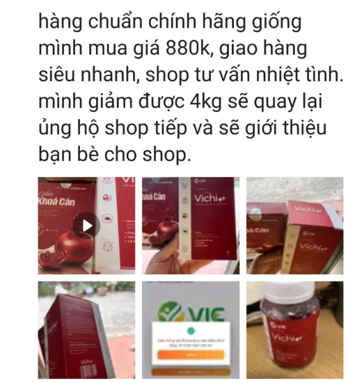 Thuốc giảm cân vichi có hiệu quả không Thuốc giảm cân vichi có hiệu quả không