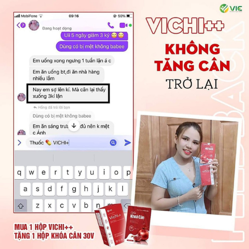 Thuốc giảm cân vichi có tác dụng phụ không Thuốc giảm cân vichi có tác dụng phụ không