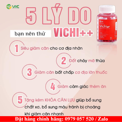 Ưu điểm của thuốc giảm cân vichi Ưu điểm của thuốc giảm cân vichi
