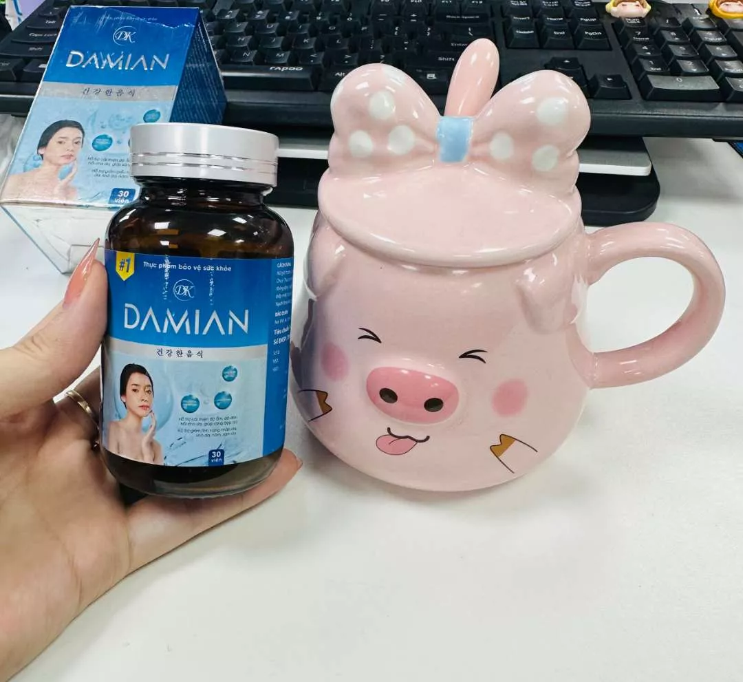 Viên uống trắng da damian Viên uống trắng da damian