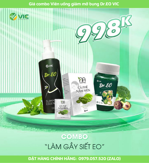 Viên uống giảm mỡ bụng dr eo vic Viên uống giảm mỡ bụng dr eo vic