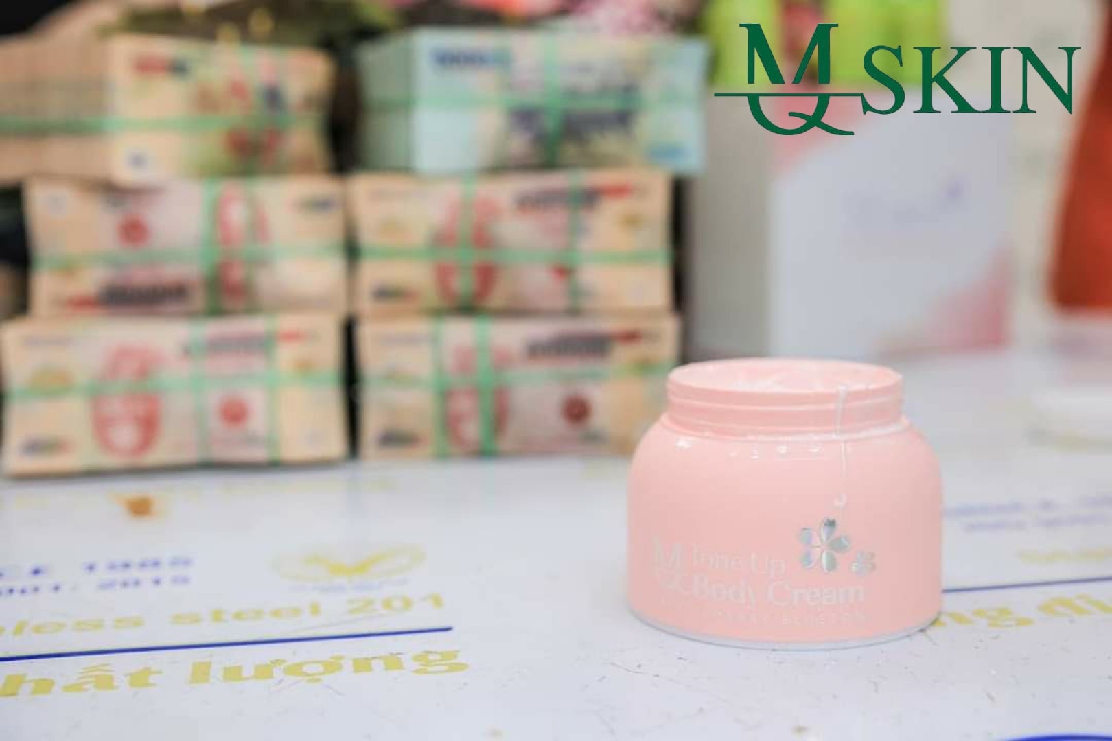 Body Hoa Anh Đào Mqskin | Tặng sữa tắm+ưu đãi+miễn ship