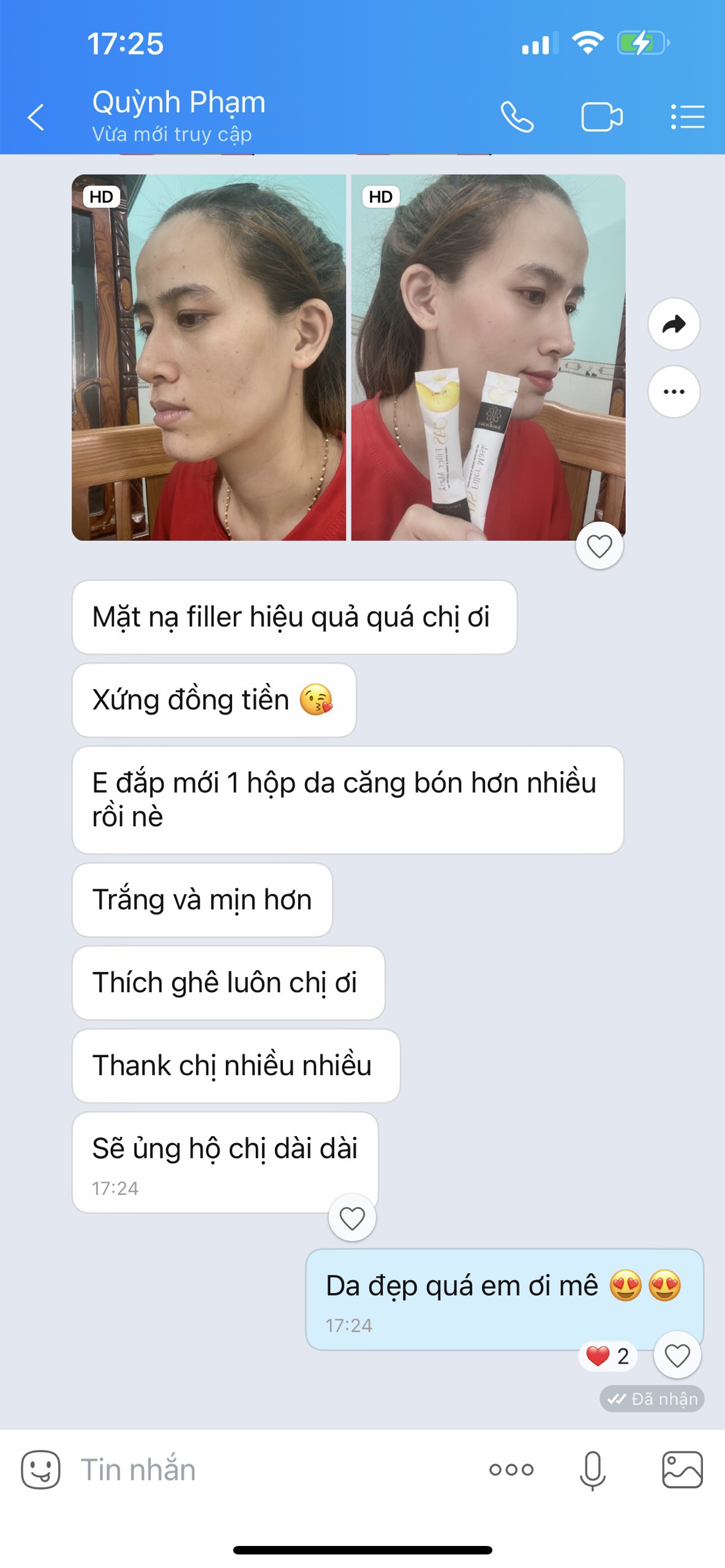 Mặt Nạ Jas Filler Mask Jasgold Căng Bóng Trẻ Hóa Da