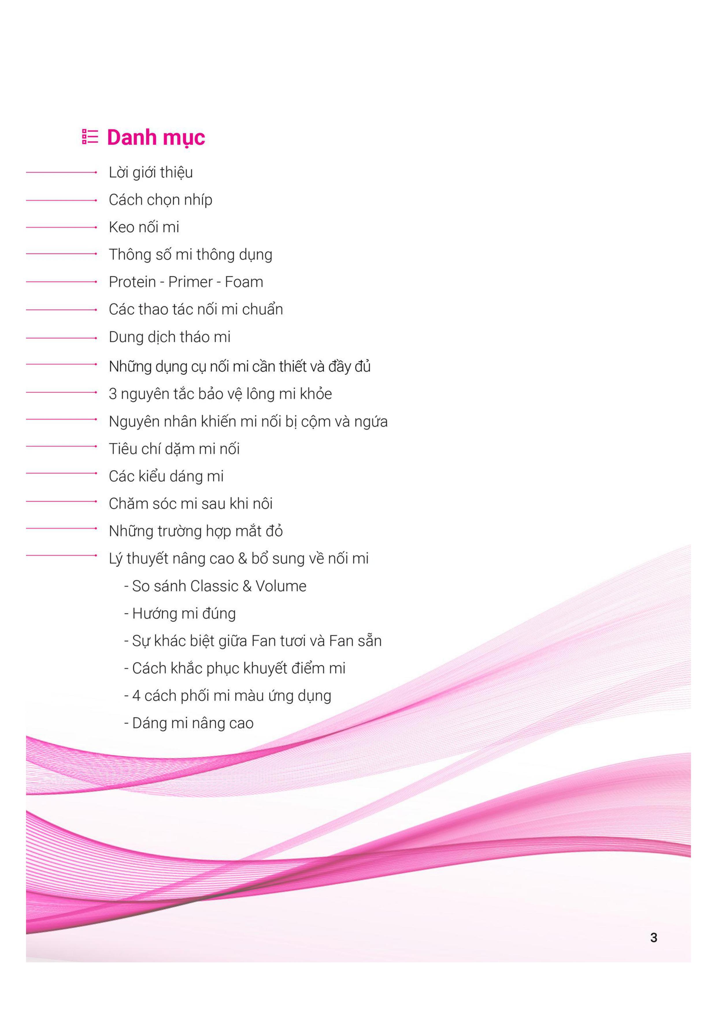 giáo trình học nối mi chuyên sâu