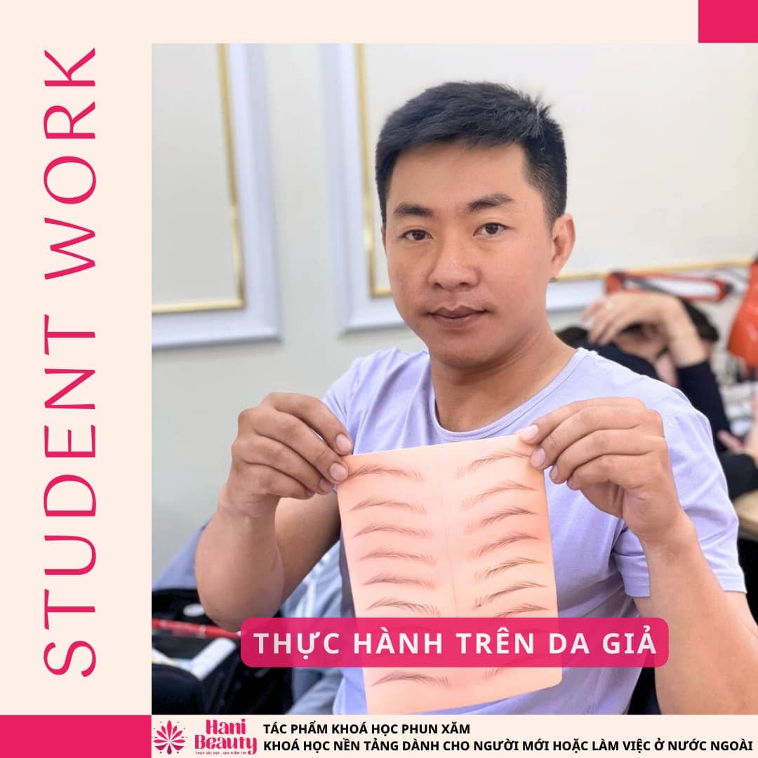 Hani Academy đào tạo phun xăm chuyên nghiệp: học phí 15 triệu trọn gói, bảo hành trọn đời, hỗ trợ update.