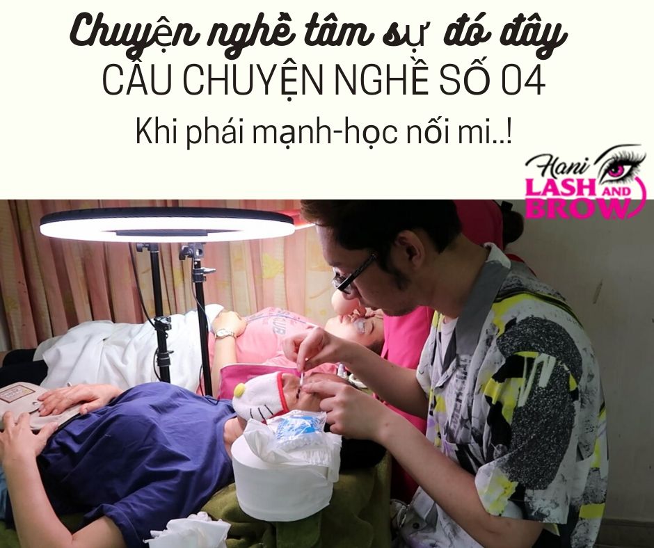 khi phái mạnh học nối mi