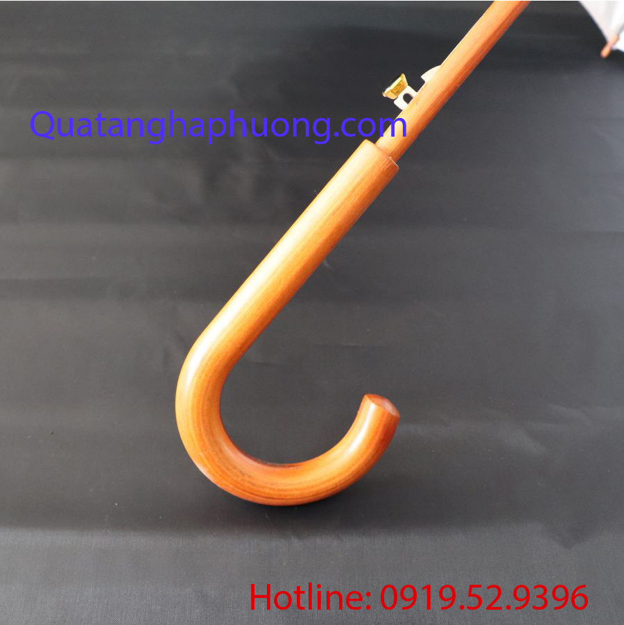 ô dù cán thẳng bằng gỗ