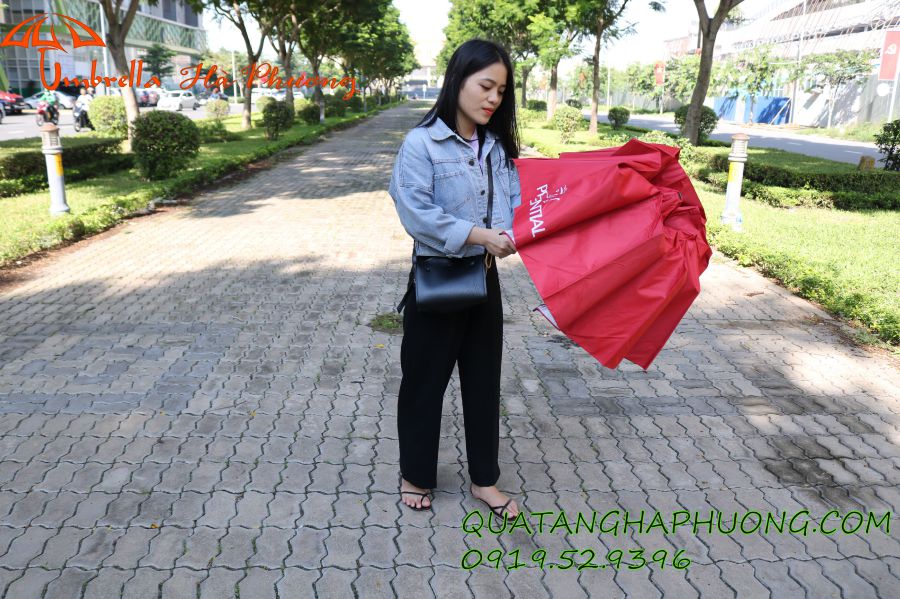 Ô dù gấp 2 bán kính 70cm dù giá rẻ