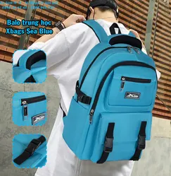 BALO HỌC SINH TRUNG HỌC XBAGS SEA BLUE XB 3201 - BIỂU TƯỢNG THỜI TRANG, TRẺ TRUNG, NĂNG ĐỘNG BALO HỌC SINH TRUNG HỌC XBAGS SEA BLUE XB 3201 - BIỂU TƯỢNG THỜI TRANG, TRẺ TRUNG, NĂNG ĐỘNG