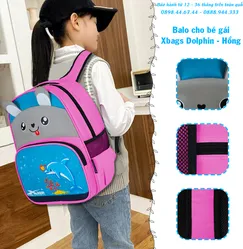 BALO HỌC SINH TIỂU HỌC CAO CẤP XBAGS DOLPHIN XB 3021 - SẢN PHẨM CAO CẤP,  THIẾT KẾ XINH XẮN, ĐÁNG YÊU  BALO HỌC SINH TIỂU HỌC CAO CẤP XBAGS DOLPHIN XB 3021 - SẢN PHẨM CAO CẤP,  THIẾT KẾ XINH XẮN, ĐÁNG YÊU