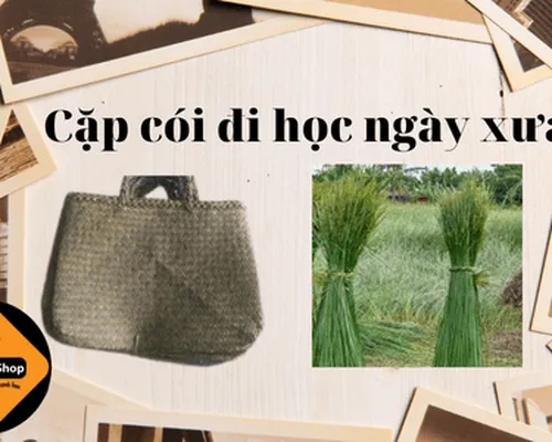 Hình ảnh chiếc cặp cói đi học ngày xưa Hình ảnh chiếc cặp cói đi học ngày xưa