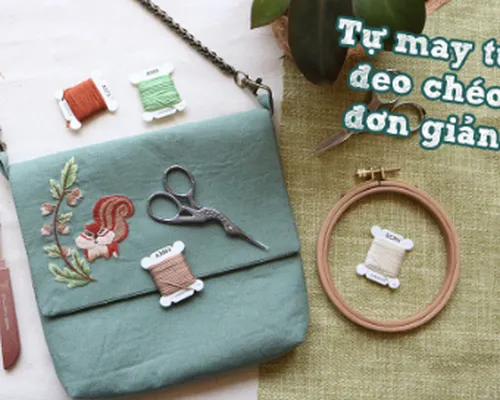 Cách làm túi đeo chéo nhỏ, làm túi đeo chéo mini tại nhà Cách làm túi đeo chéo nhỏ, làm túi đeo chéo mini tại nhà