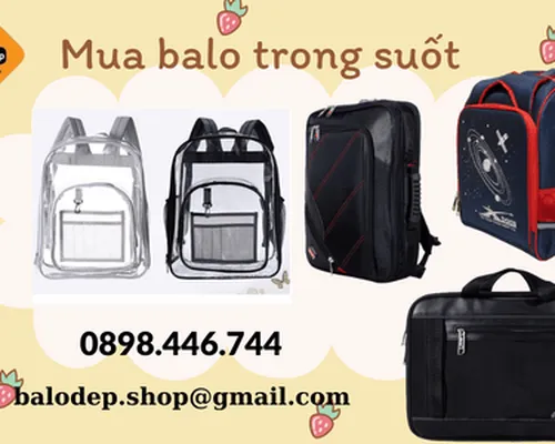 Mua balo trong suốt uy tín giá rẻ, chất lượng  Mua balo trong suốt uy tín giá rẻ, chất lượng