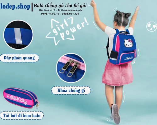 Balo học sinh tiểu học nữ nhẹ, bền, giá tốt nhất 2024 Balo học sinh tiểu học nữ nhẹ, bền, giá tốt nhất 2024