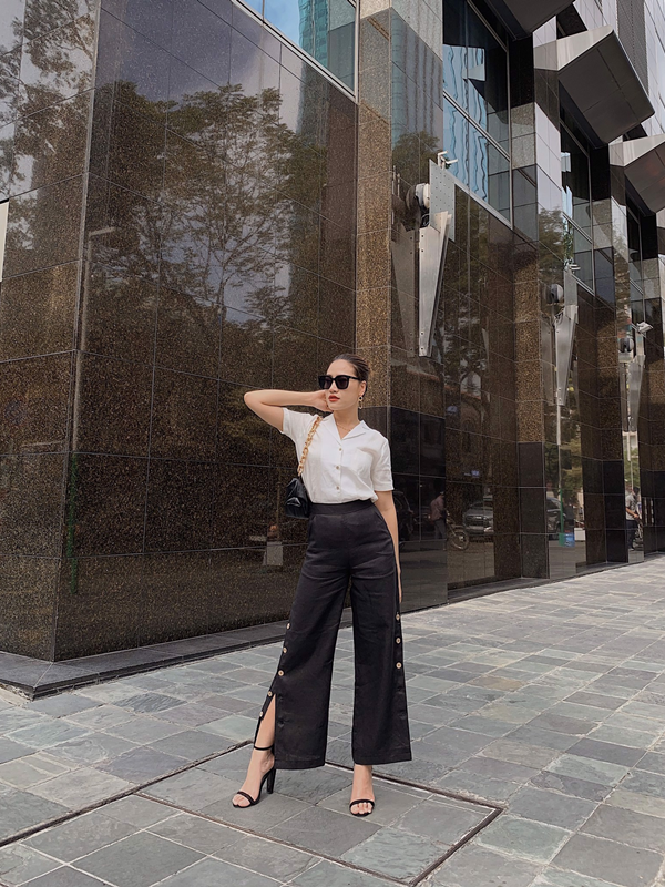 Quần vải linen đen thích hợp để tôn dáng, tôn da Quần vải linen đen thích hợp để tôn dáng, tôn da