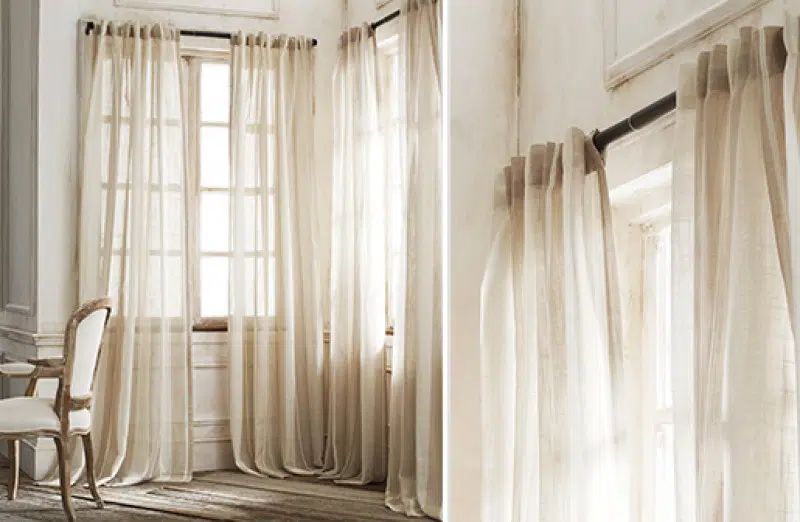 Những tấm rèm cửa bằng vải linen Những tấm rèm cửa bằng vải linen