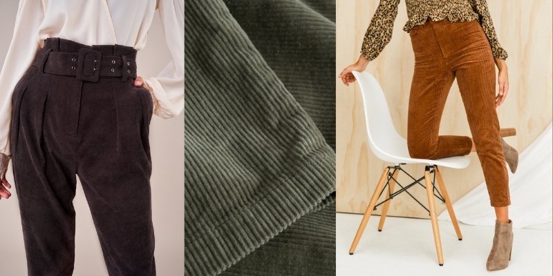 Sự trở lại mạnh mẽ của quần nhung tăm