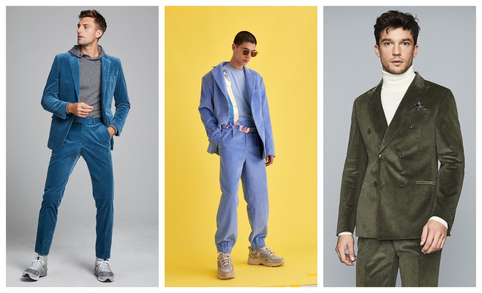 Thanh lịch với những bộ suit nhung tăm Thanh lịch với những bộ suit nhung tăm