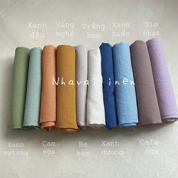 BẢNG MÀU VẢI XỐP NHÚN