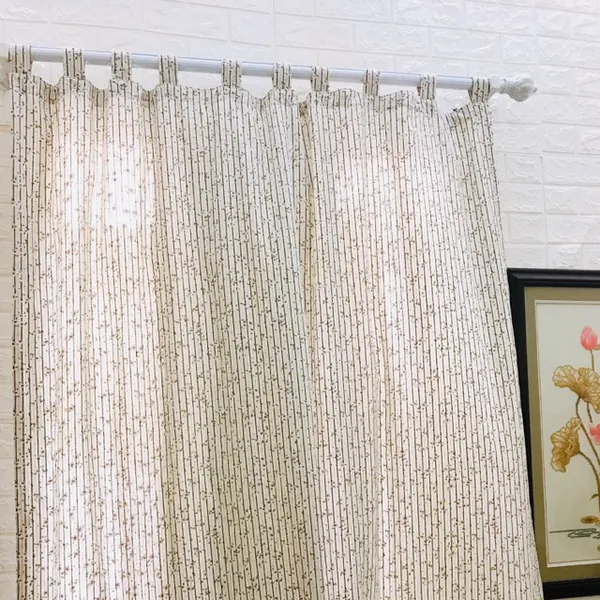 Tạo ấn tượng mộc mạc với vải linen may rèm cửa