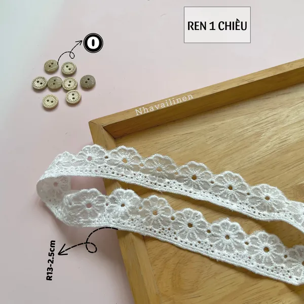 Ren thô boi màu trắng 1 chiều nhiều mẫu mã xinh xắn