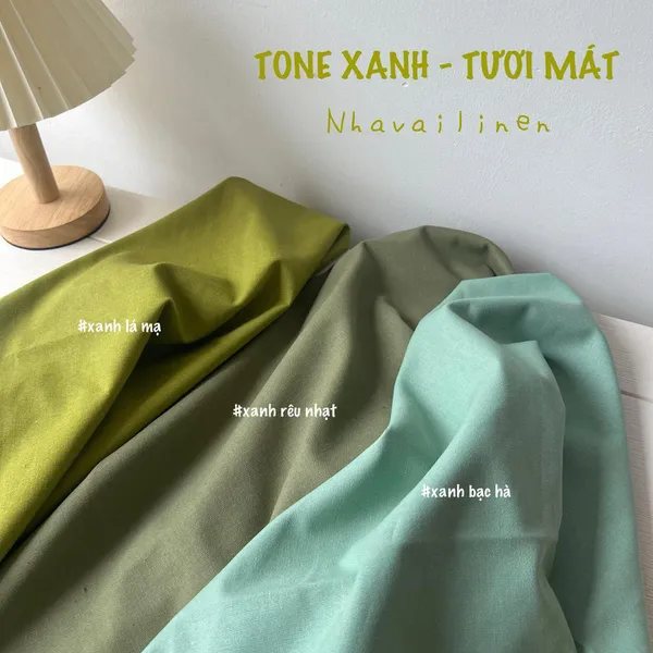 BẢNG MÀU LINEN BỘT DÀY TRƠN