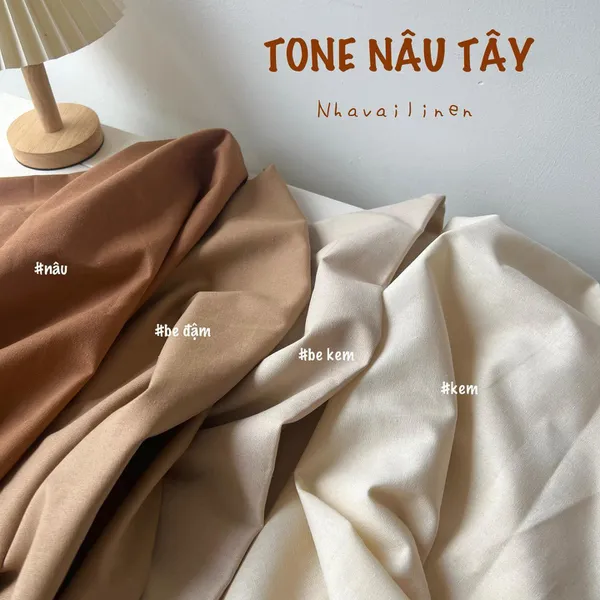 BẢNG MÀU LINEN BỘT DÀY TRƠN