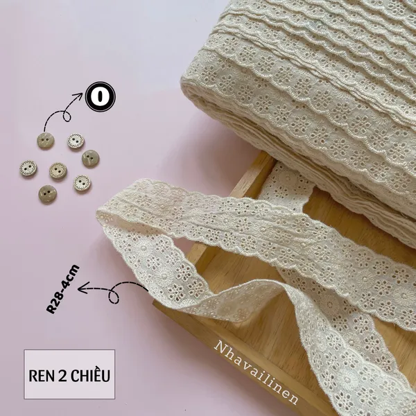 Ren thô boi màu be nhiều mẫu mã vintage