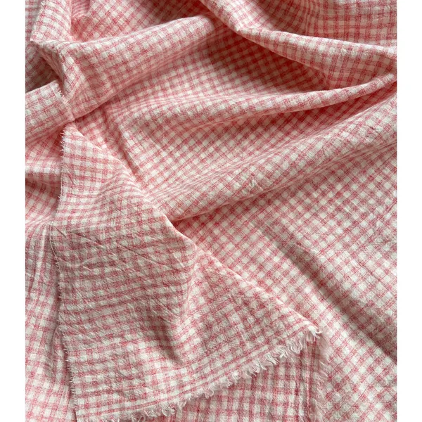 Linen hàn hoạ tiết caro