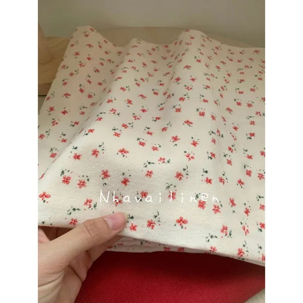 THÔ CÀO BÔNG HỌA TIẾT HOA ĐÀO NHỎ
