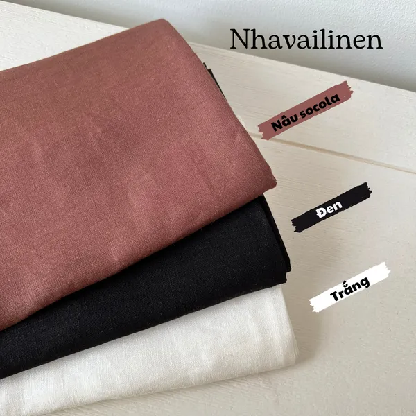 Bảng màu vải Linen Tưng Premium Mịn, Mướt, Sang Trọng 