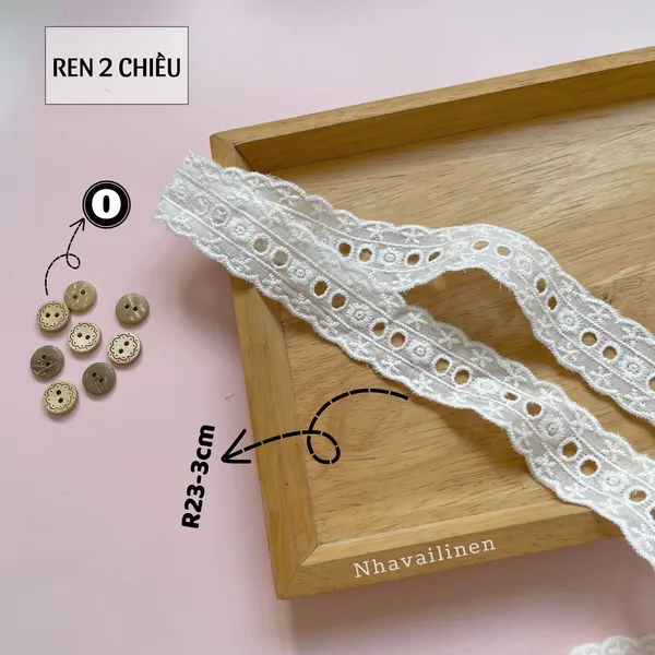 Ren thô boi màu trắng 2 chiều nhiều mẫu mã xinh xắn