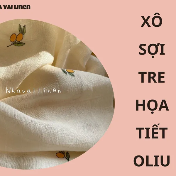 XÔ SỢI TRE HỌA TIẾT QUẢ Ô LIU