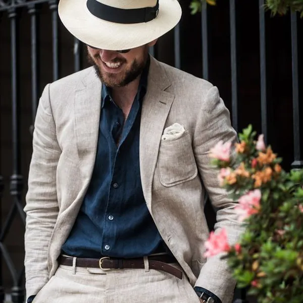 Sử dụng vải linen may vest có đẹp không