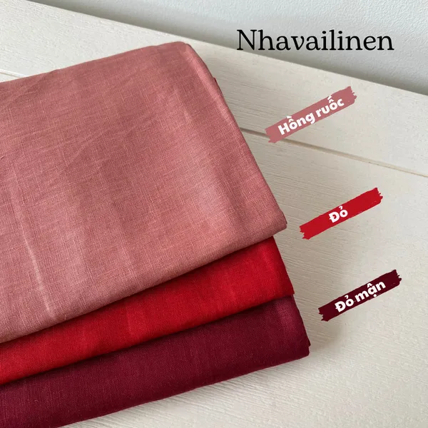 Bảng màu vải Linen Tưng Premium Mịn, Mướt, Sang Trọng 