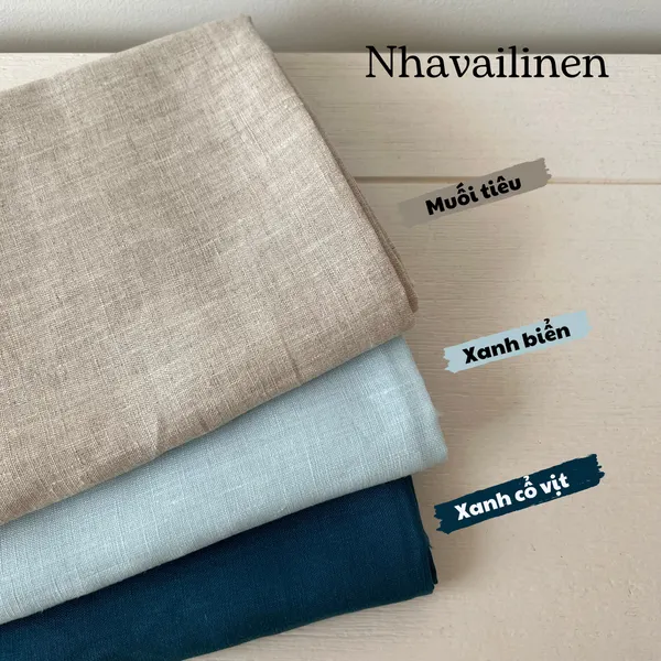 Bảng màu vải Linen Tưng Premium Mịn, Mướt, Sang Trọng 