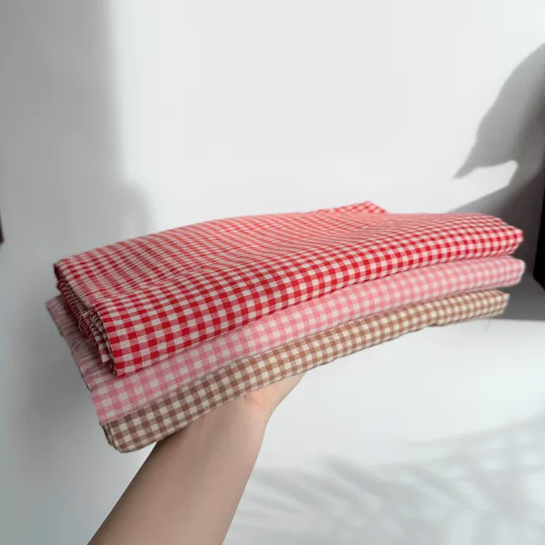 Vải cotton mềm nâu