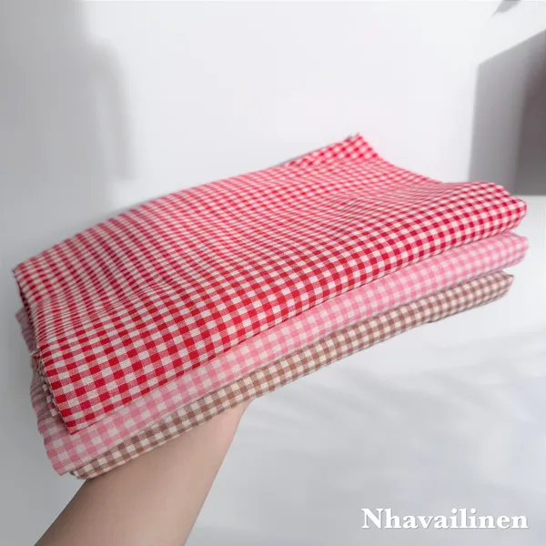 Vải cotton mềm nâu