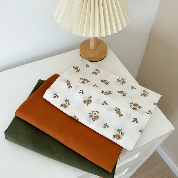 Vải linen bột hoa hồng nâu