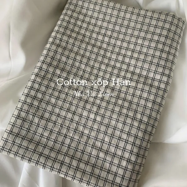 Vải cotton xốp hàn