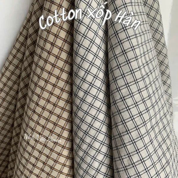 Vải cotton xốp hàn